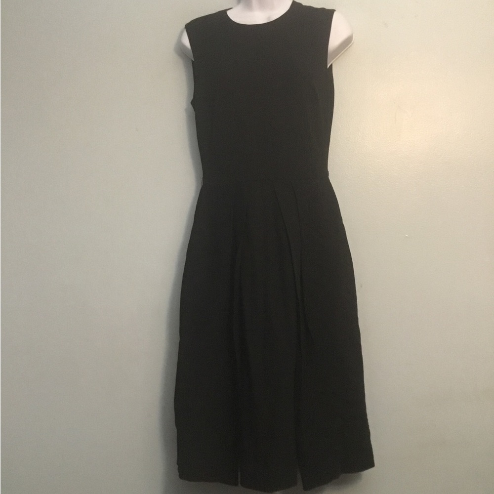 Ralph Lauren Black Sleeveless Midi Dress